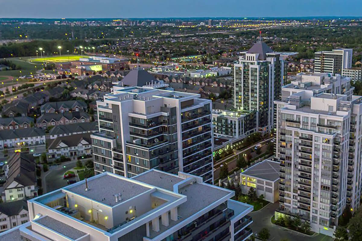 Aurora cityscape and real estate market