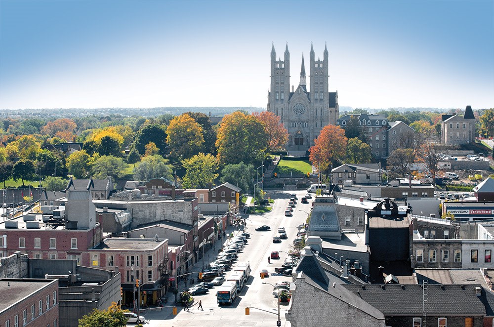 Guelph cityscape and real estate market
