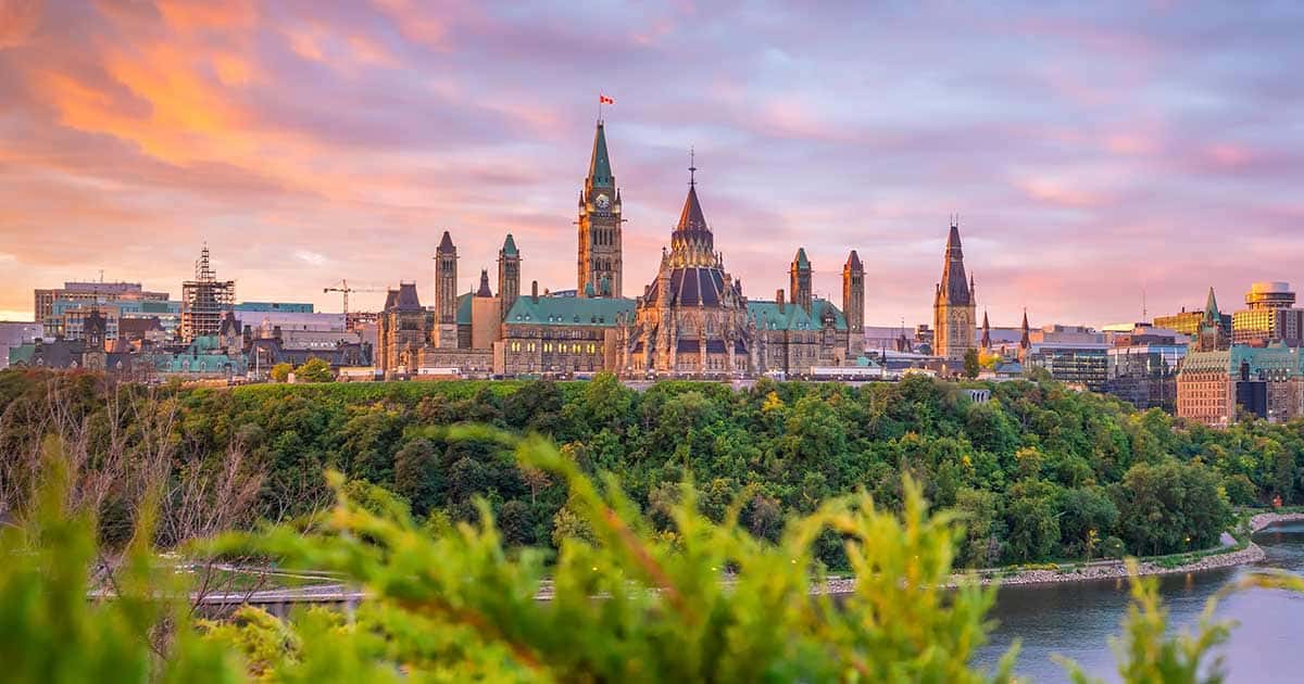 Ottawa cityscape and real estate market