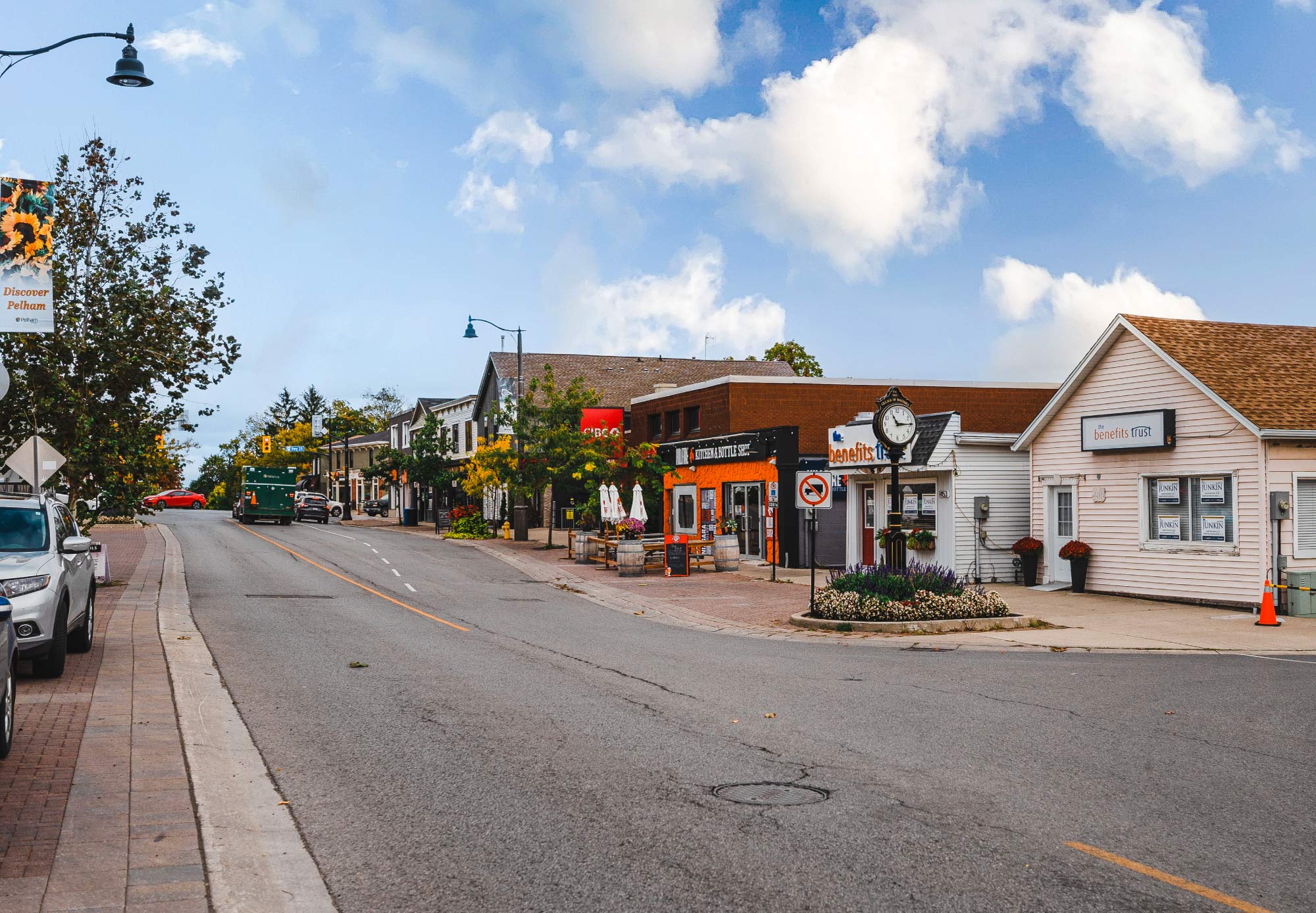 Pelham cityscape and real estate market